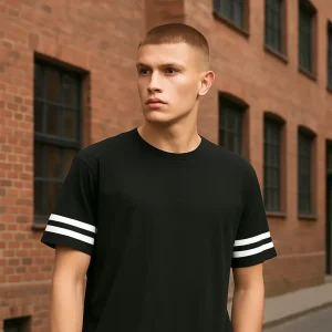 T-shirt stripe jersey street
