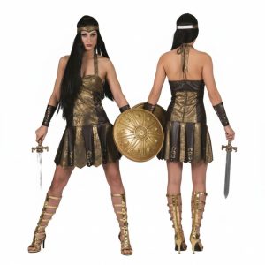 Déguisement de femme guerrière romaine